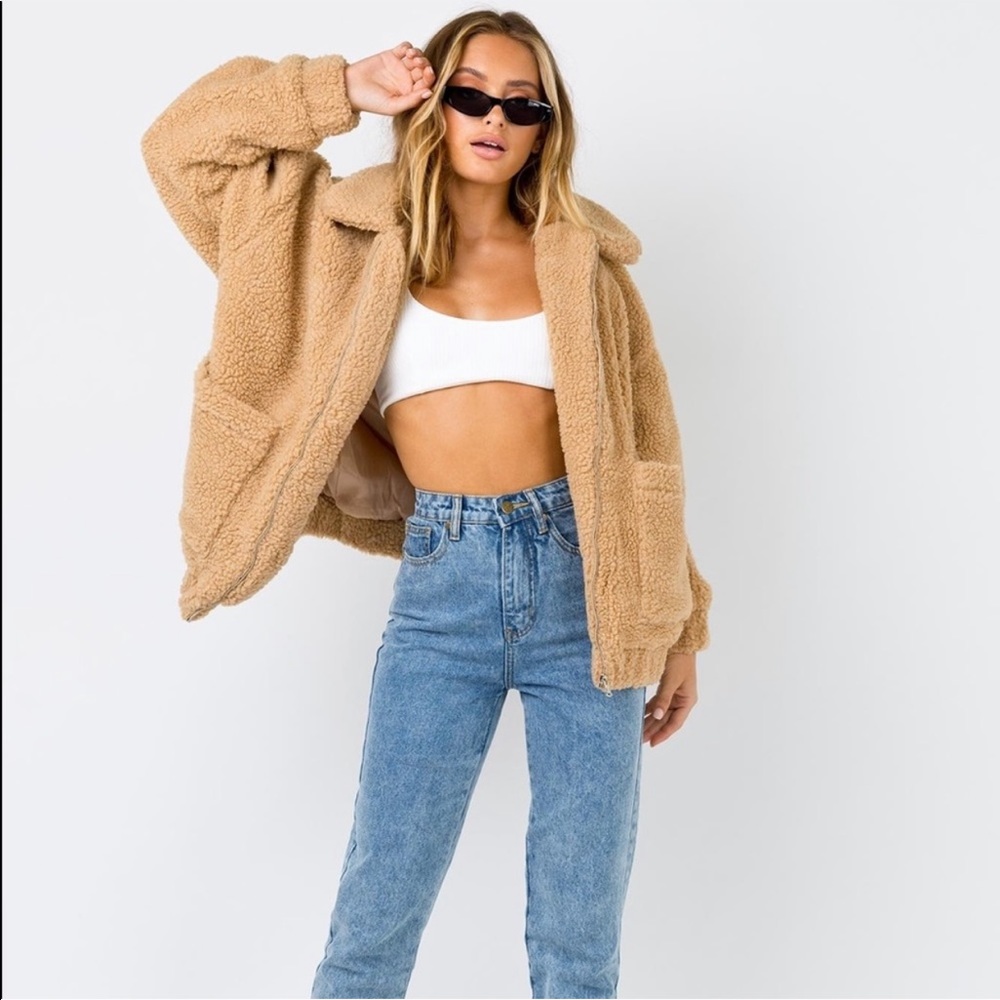 Princess Polly I.AM.GIA Pixie Jacket Teddy Coat